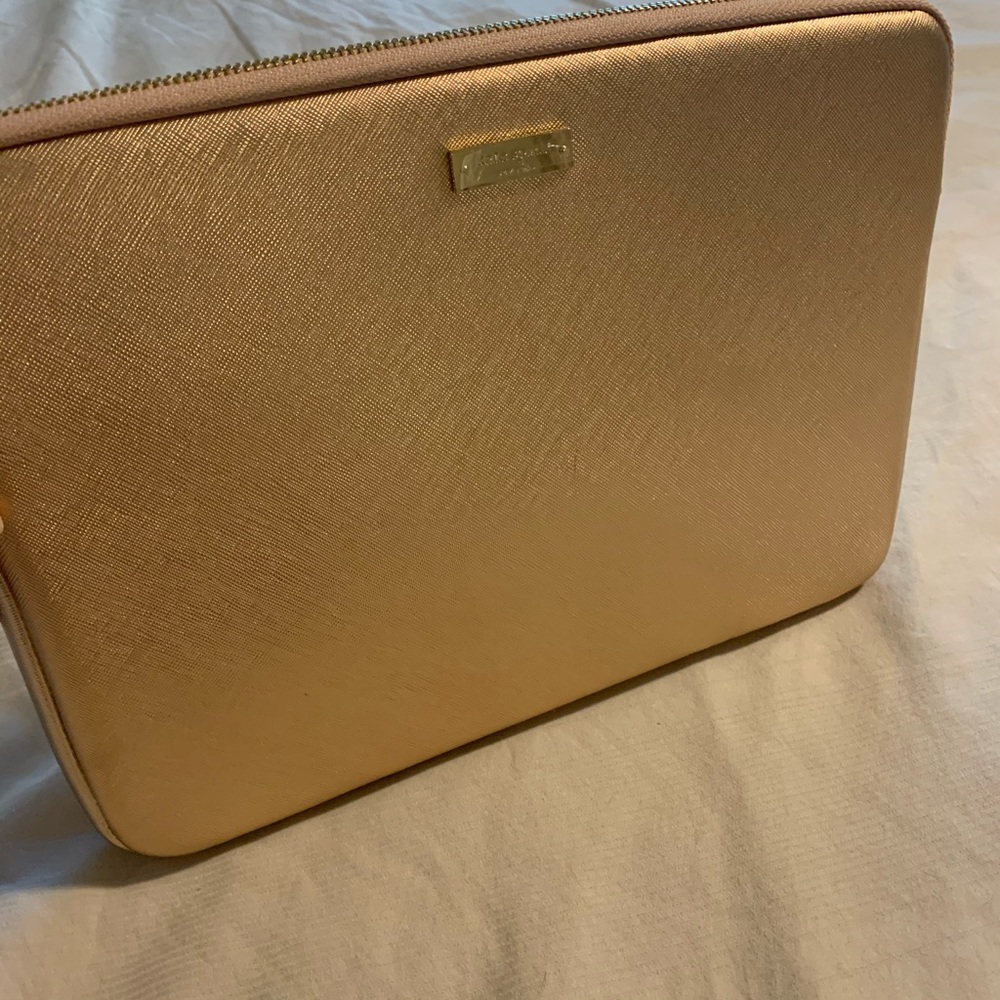 Kate Spade glitter pink laptop case